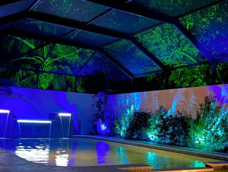 indoor pool landscape lighting Vero Beach FL